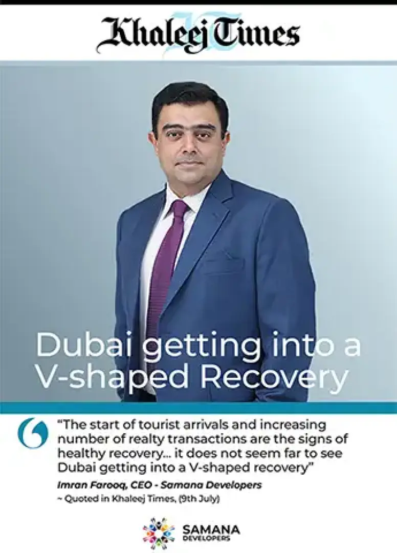 Dubai realty set for V-shaped recovery